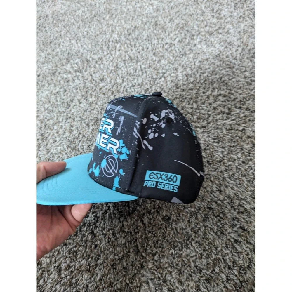 ESX 360 Pro Series Cyber Gamer Snapback Hat Blue Black Youth Hat‎ Cap